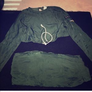 Silky Fashion Nova Jogging Suit